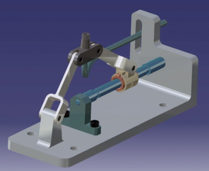 طراحی و مونتاژ Pipe Support در نرم افزار کتیا  در قالب برنامه CATIA – شامل 13 فایل