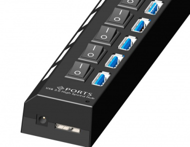 طراحی هاب USB با 7 خروجی در نرم افزار Solid Works