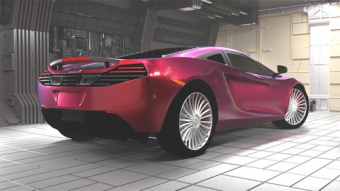 مدلینگ خودرو McLaren-MP4-12C