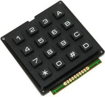 پروژه آماده راه اندازی صفحه کلید 4*4(keypad) با استفاده از میکرو کنترلر AVR