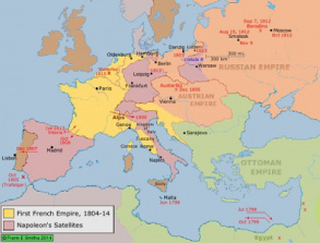 پاورپوینت کامل و جامع با عنوان بررسی امپراتوری اول فرانسه در 22 اسلاید