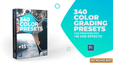 دانلود ۴۲۰ پریست رنگی پریمیر Cinematic Color Presets, 15 VHS Video Effects, Old Film Looks