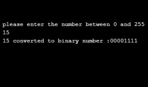 پروژه برنامه نویسی تبدیل عدد مبنای 10 به عدد مبنای 2 (باینری)