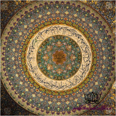 کاشی زیبای اسلامی با نقش و نگار اسلیمی و ختایی -کد 21