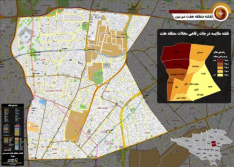 دانلود جدیدترین نقشه pdf منطقه هفت شهر تهران بزرگ با کیفیت بسیار بالا در ابعاد بزرگ