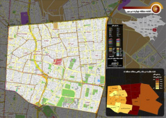 دانلود جدیدترین نقشه pdf منطقه چهارده شهر تهران بزرگ با کیفیت بسیار بالا در ابعاد بزرگ