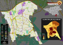 دانلود جدیدترین نقشه pdf منطقه بیست شهر تهران بزرگ با کیفیت بسیار بالا در ابعاد بزرگ