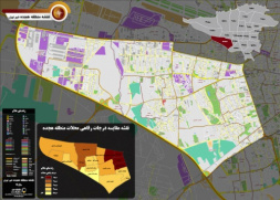 دانلود جدیدترین نقشه pdf منطقه هجده شهر تهران بزرگ با کیفیت بسیار بالا در ابعاد بزرگ