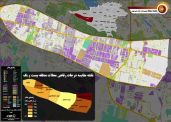 دانلود جدیدترین نقشه pdf منطقه بیست و یک شهر تهران بزرگ با کیفیت بسیار بالا در ابعاد بزرگ