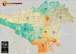 دانلود جدیدترین نقشه pdf مناطق پستی و محلات شهر تهران