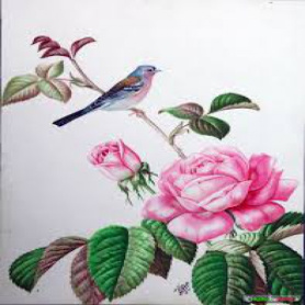 تحقیق دلیل و انگیزه نقاشان برای استفاده از گل و مرغ در آثارشان