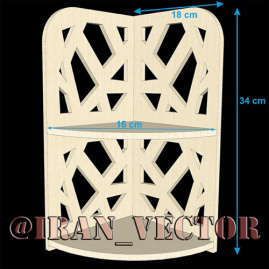 دانلود الگوهای برش شلف - کد 1169 - طرح های وکتور