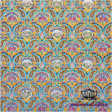 کاشی لعاب دار هفت رنگ با نقش بته جقه -کد 156