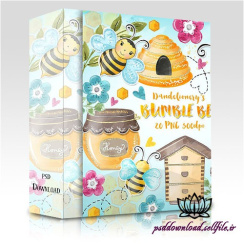 بسته کاغذ دیجیتالی زنبور عسل -کد 12