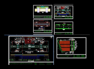 دانلود فایل اتوکد طراحی ایستگاه مترو با جزییات کامل