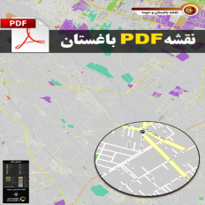 دانلود جدیدترین نقشه pdf شهر باغستان استان تهران و حومه با کیفیت بسیار بالا در ابعاد 100*140