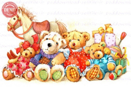 استوک با کیفیت خرسای عروسکی و هدیه های تولد از شاتر استوک -کد 3