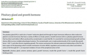 ترجمۀ مقاله Pituitary gland and growth hormone ، غده هیپوفیز و هورمون رشد