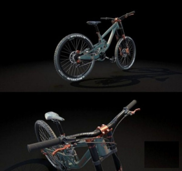 مدل سه بعدی دوچرخه کوهنوردی Mountain Bike