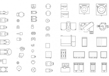 فایل اتوکد آبجکت انواع تجهیزات رستوران