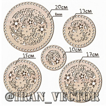 دانلود الگوهای برش کفی تریکو - کد 9011 - طرح های وکتور