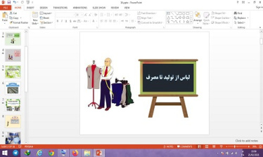 دانلود پاورپوینت لباس از تولید تا مصرف درس 16 مطالعات اجتماعی پایه ششم
