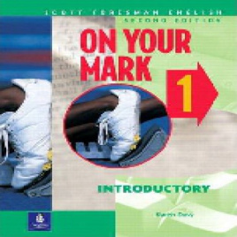 نمونه سوالات پایان ترم دروس یک تا چهار از کتاب On Your Mark سطح Introductory
