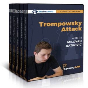 مجموعه کامل آموزش حمله ترومپوفسکی با تدریس استاد بین المللی میلوان راتکوویچ-trompowsky attack opening lab