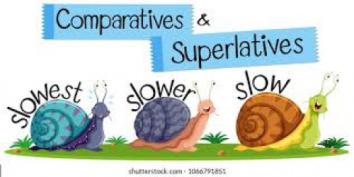 نمونه سوال تستی از صفات تفضیلی و عالی  comparatives and superlatives