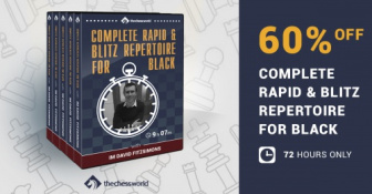 مجموعه کامل بهترین شروع بازی ها در مسابقات رپید  و بلیتس برای مهره سیاه با تدریس استاد بین المللی دیویدفیتزیمونز-COMPLETE RAPID & BLITZ REPERTOIRE FOR BLACK