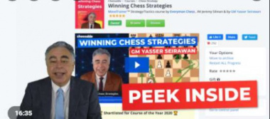 مجموعه کامل برنده شدن در استراتژی های شطرنج با تدریس استاد بزرگ یاسر سیروان