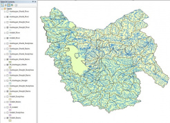 لایه های هیدرولوژی مربوط به شمال غرب کشور(اردبیل، آذربایجان شرقی و غربی)