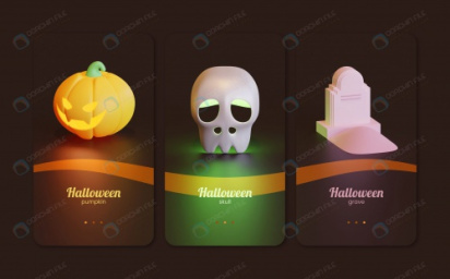 رابط کاربری برای موبایل ویژه هالووین