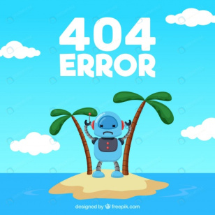خطای 404 طرح ربات در جزیره