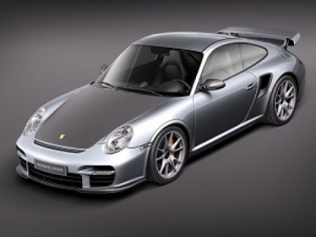 فایل سه بعدی خودرو پورشه Porsche 911 GT2