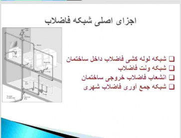 دانلود پاورپوینت تاسیسات ودفع فاضلاب ساختمان