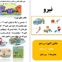 دانلود پاورپوینت و بروشور در مورد نیرو ها برای دانش آموزان