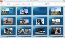 پاورپوينت بزرگترین و مدرنترین ماشین الات عمران و ماشين آلات در راه سازي