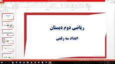 پاورپوینت فصل عدد های سه رقمی از کلاس دوم دبستان