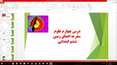 پاورپوینت درس چهارم علوم مقطع ششم ابتدایی سفر به اعماق زمین