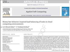 ترجمه مقاله انگلیسی : تعادل بار وظایف الهام گرفته از رفتار زنبور عسل در محیط محاسبات ابری