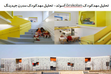 پاورپوینت تحلیل مهدکودک Forskolan سوئد - تحلیل مهدکودک مدرن جیدینگ