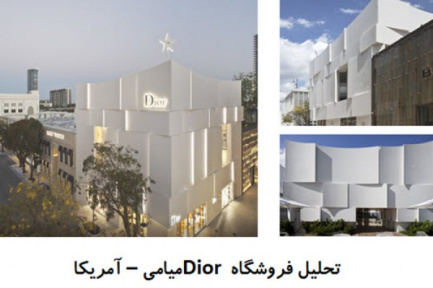 پاورپوینت تحلیل فروشگاه Dior میامی آمریکا