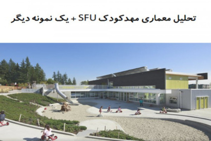 پاورپوینت تحلیل معماری مهدکودک SFU + مهد کودک تپه ای در ژاپن