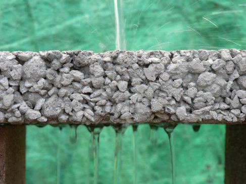 تحقیق بتن متخلخل (Pervious Concrete)