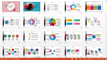 قالب زیبای پاورپوينت جنین