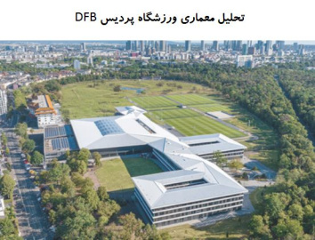 پاورپینت تحلیل معماری ورزشگاه پردیس DFB