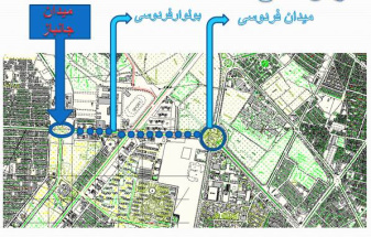 پاورپوینت آنالیز سایت میدان فردوسی تا میدان جانباز