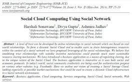 ترجمه مقاله انگلیسی: رایانش ابری اجتماعی با استفاده از شبکه‌ی اجتماعی