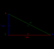 دانلود پاورپوینت با موضوع  قوانین مهم مثلثات در مثلث و برخی روابط مثلثاتی در مثلث